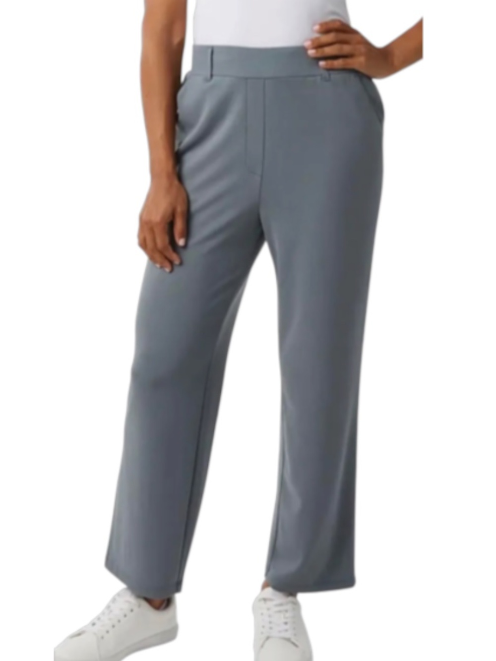 32 Degrees Cool Womens Stretch Twill Pull On Pant with Pockets Small